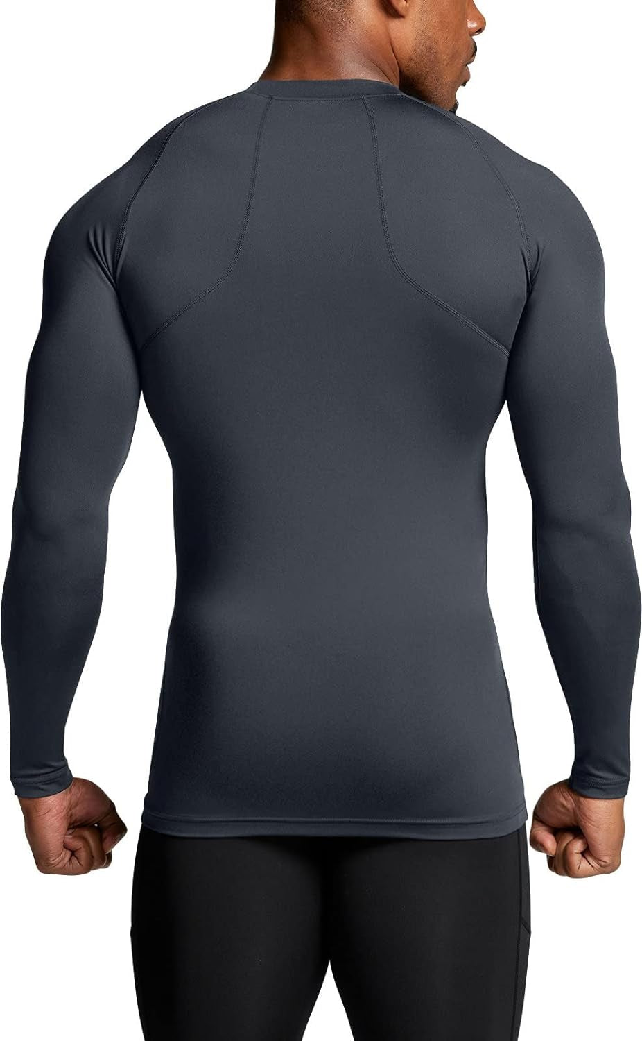 Men'S UPF 50+ Long Sleeve Compression Shirts, Water Sports Rash Guard Base Layer, Athletic Workout Shirt